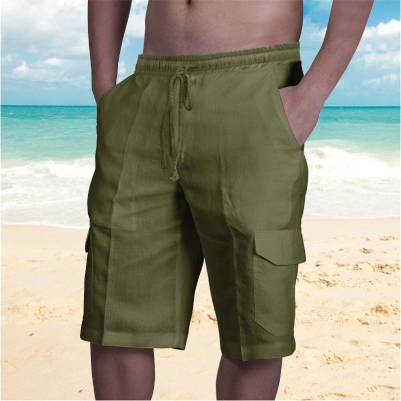 Men's Casual Linen Shorts