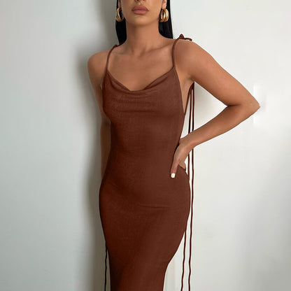 🔥Venda no último dia 49%🔥Serenity Backless Maxi Dress(Compre 2 frete grátis)