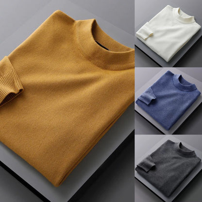 🔥Buy 2 free shipping🔥Men's solid color turtleneck top（50%OFF)