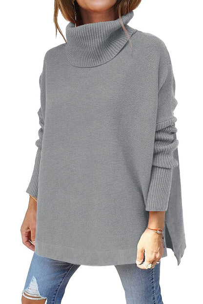 Dames coltrui oversized 2022 zoom gebreide pullover sweater