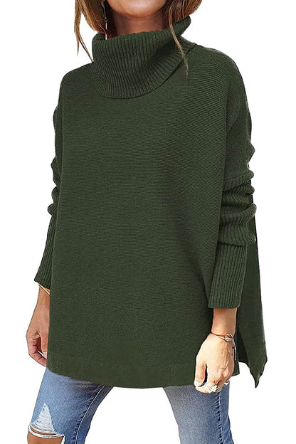 Dames coltrui oversized 2022 zoom gebreide pullover sweater