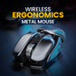 🔥2023 Nyt varmt salg 50% sluk🔥Trådløs ergonomi Metal musen