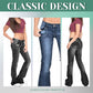 Women's Skinny Flare Jeans-4