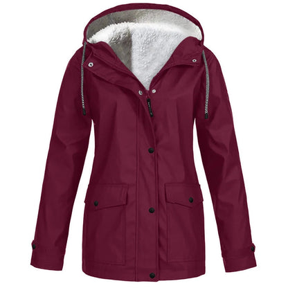 🔥FREE SHIPPING-Women's Padded Jacket Hooded Punching Jacket-5