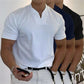 2022 Men Gentlemans Business Short Sleeve Fitness T-shirt-8