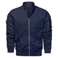 Men's Fashion Casual Solid Jacket-6