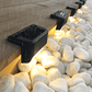 LED lámpara solar camino escalera al aire libre impermeable luz de la pared