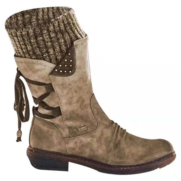 Noël pré-vente 49% OFF - PREMIUM bottes imperméables à glissière mi-mollet