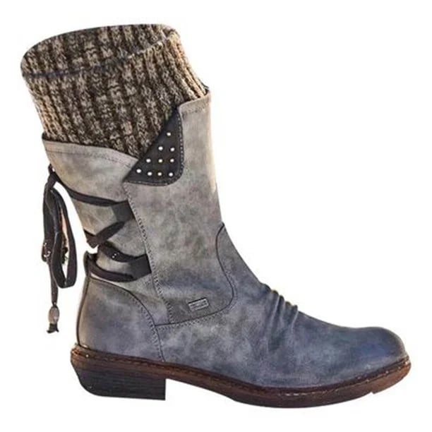 Noël pré-vente 49% OFF - PREMIUM bottes imperméables à glissière mi-mollet