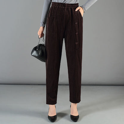 🔥Buy 2 free shipping🔥Women’s Warm Corduroy High Waist Pants