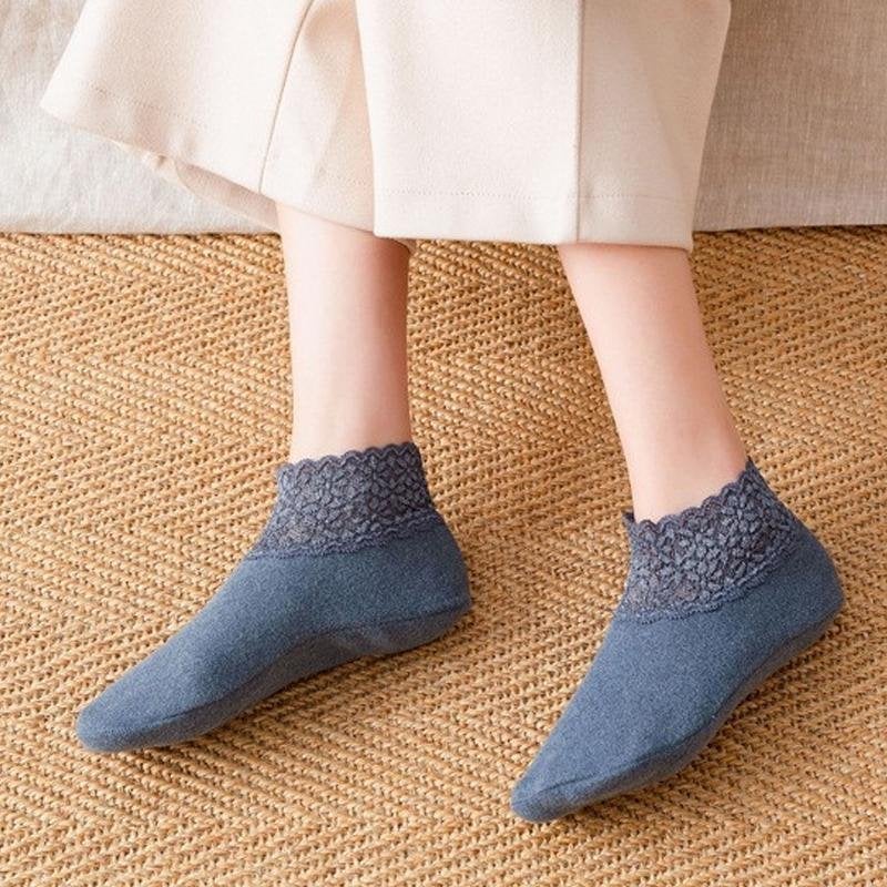 Último día 50% de descuentoNuevos calcetines cálidos de encaje de moda