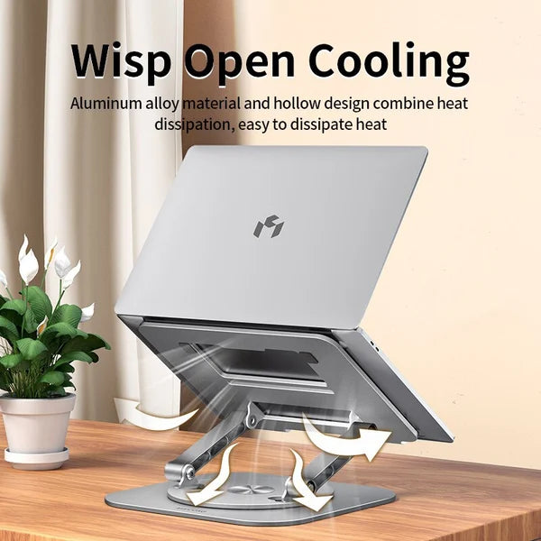 (Spring Hot salg-30% OFF)Laptop stativ aluminium legering Roterende beslag beslag.