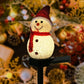⏳Último día con un 50% de descuento⏳Ventas de Navidad-Lámpara solar impermeable del muñeco de nieve