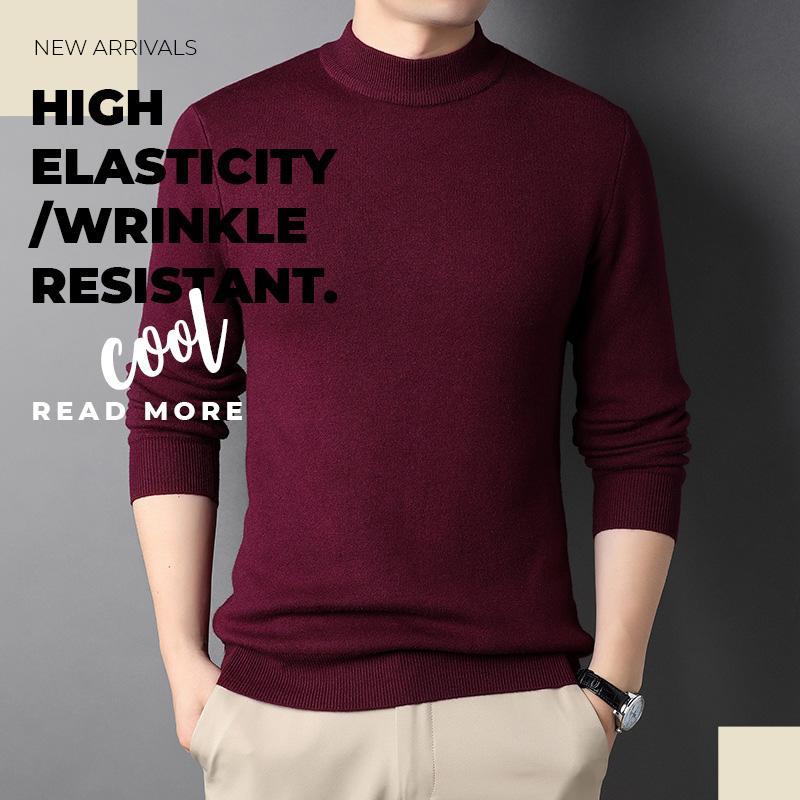 🔥Winter 2022 Hot Deals 50% Off🔥Men's Slim Fit Turtleneck Fleece Sweater