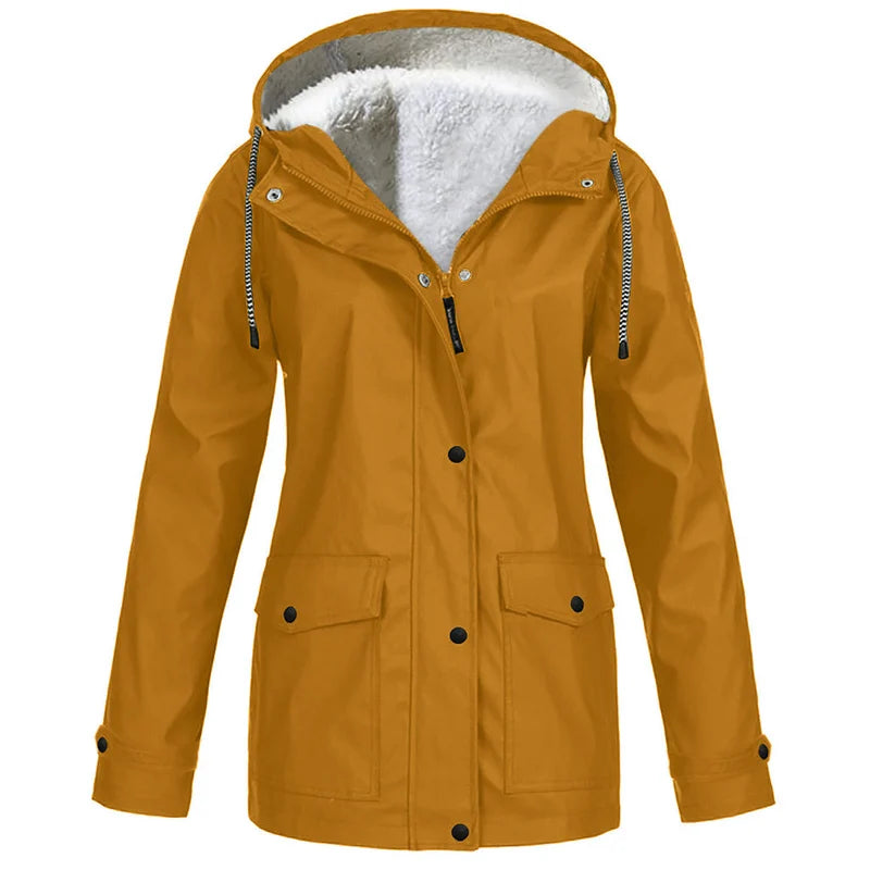 🔥FREE SHIPPING-Women's Padded Jacket Hooded Punching Jacket-6