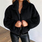 Winter Warm Fluffy Cashmere Jacket-4
