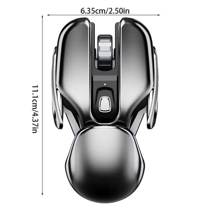 🔥2023 New Hot Sale 50% Off🔥Wireless Ergonomics Metal Mouse