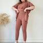 Women’s stretch knitted two-piece set