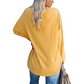 Women's loose long sleeve fashion V-neck knit top-17