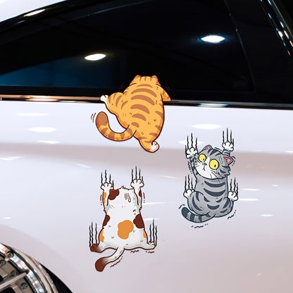 🔥Venda no último dia 49%🔥Adesivos de carro de decalque de desenho animado de gato bonito