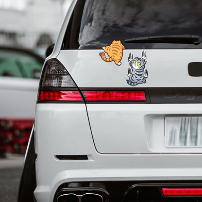 🔥Venda no último dia 49%🔥Adesivos de carro de decalque de desenho animado de gato bonito