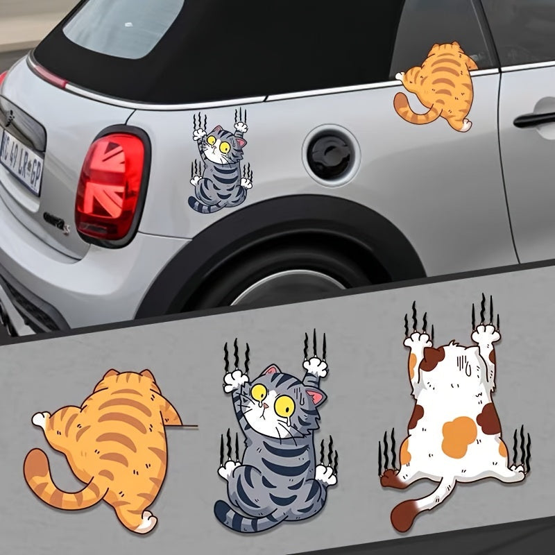 Letzter Tages verkauf 49%Niedliche Katze Cartoon Aufkleber Auto Aufkleber