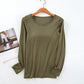 Women's Long Sleeve T-Shirt With Chest Pad-9