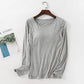 Women's Long Sleeve T-Shirt With Chest Pad-15