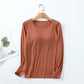 Women's Long Sleeve T-Shirt With Chest Pad-18