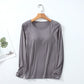 Women's Long Sleeve T-Shirt With Chest Pad-19