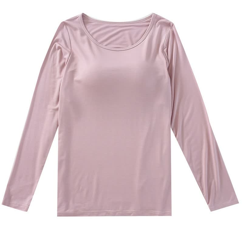 Women's Long Sleeve T-Shirt With Chest Pad-2