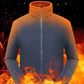 Mannens vinter varm fortynnet jakke (50 % OFF)