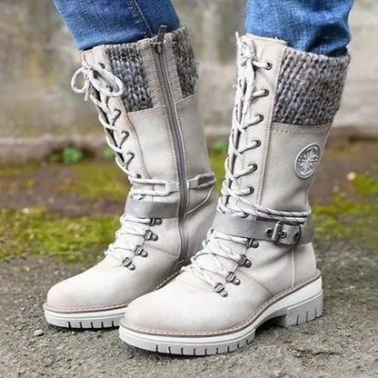 Botas de neve impermeáveis femininas