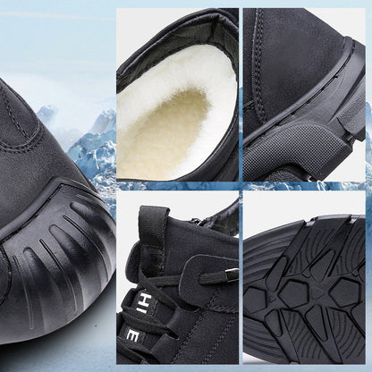 [Regalo invernale] Sneaker in pelle di lana sintetica da uomo