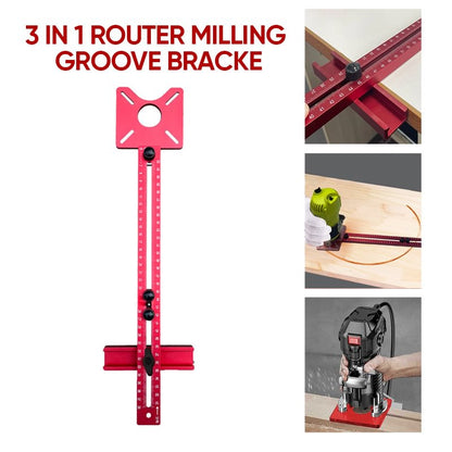 3 in 1 Router Milling Groove Bracket