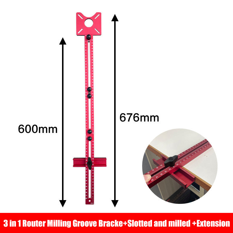 3 in 1 Router Milling Groove Bracket