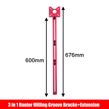 3 in 1 Router Milling Groove Bracket