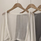 Sunshine Cardigan Gebreide Cardigan Women'S Thin Is Silk Shawl Air Conditioning Shirt